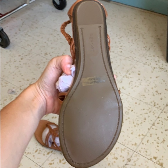 Braided Brown Sandals - Picture 4 of 5